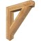 Ekena Millwork Traditional Arts & Crafts Rough Sawn Bracket, Western Red Cedar, 6"W x 38"D x 38"H BKT06X38X38TRA03RWR - alternate 1
